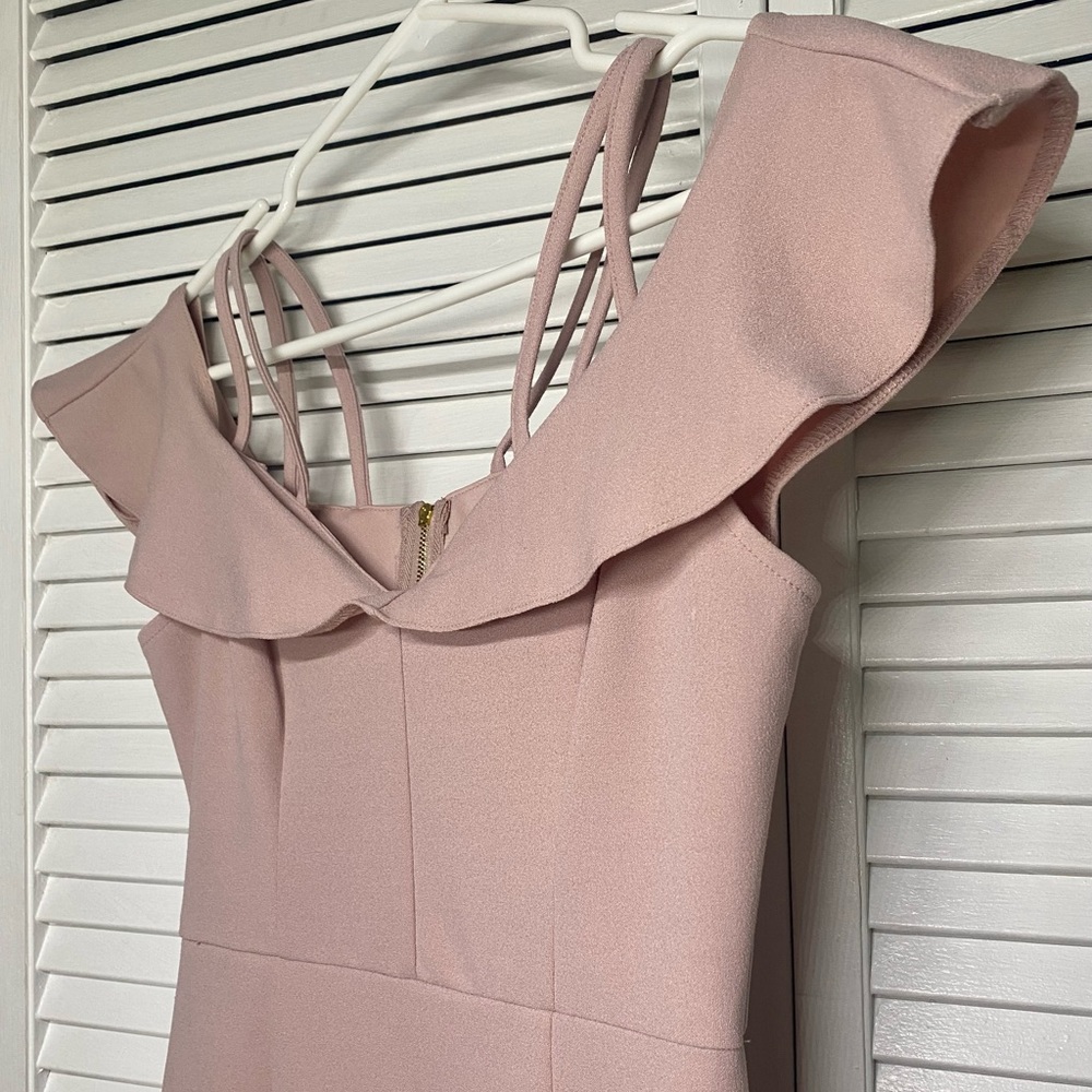Sweetheart Off Shoulder Small Pink Dress